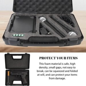 6 Pcs Polyurethane Foam Sheet, 16 x 12 x 2Inch Foam Inserts for Cases Cuttable Polyurethane Foam Pads Tool Box Foam for Cases Camera Toolbox Storage and Crafts 20 6 Pcs Polyurethane Foam Sheet, 16 x 12 x 2Inch Foam Inserts for Cases Cuttable Polyurethane Foam Pads Tool Box Foam for Cases Camera Toolbox Storage and Crafts - Image 7