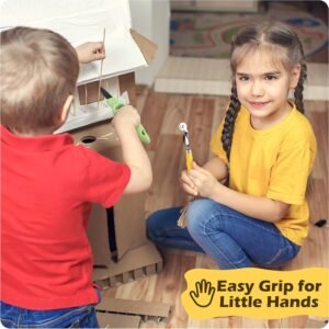 355 Cardboard Tools for Kids, Cardboard Cutter for Kids, Tools for STEM Educational, Gifts for Boys and Girls Aged 5-12 - Image 8