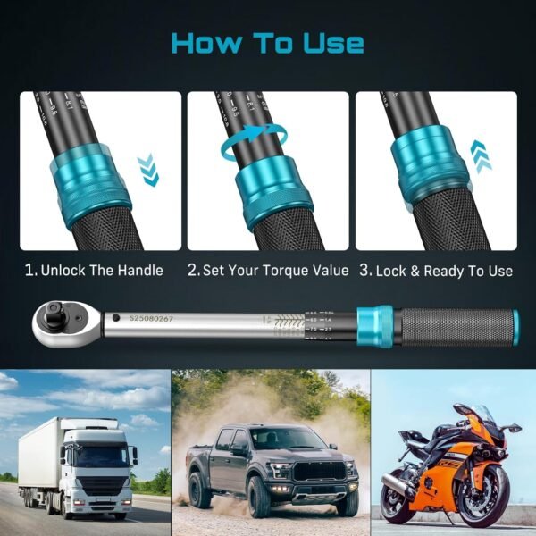 Seesii Digital Torque Wrench 1/2" Drive (217 N·m) 9 812CouxTn4L. AC SL1500