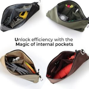 COREFLEX Premium Tool Pouch Zipper Bag, Small Tool Bag, Multipurpose Storage pouch, Heavy duty Flat Bottom Tool bag with YKK Zipper (3 pack Large 12inch) - Image 5