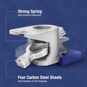 WORKPRO 2-Pack 3/4'' Pipe Clamps, Wood Gluing Pipe Clamp Set with H-shaped Feet, Lightweight Cast Aluminum Quick Release Wood Clamps for Woodworking, Carpentry, Home Improvement, and DIY Projects 14 WORKPRO 2-Pack 3/4'' Pipe Clamps, Wood Gluing Pipe Clamp Set with H-shaped Feet, Lightweight Cast Aluminum Quick Release Wood Clamps for Woodworking, Carpentry, Home Improvement, and DIY Projects - Image 5