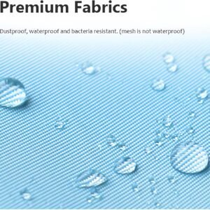 8 Set Packing Cubes for Suitcases Travel Luggage Packing Organizers,Travel Essentials Accessories Luggage Organizer with Shoe Bag Tioletry/Laundry Bag (light blue) - Image 6