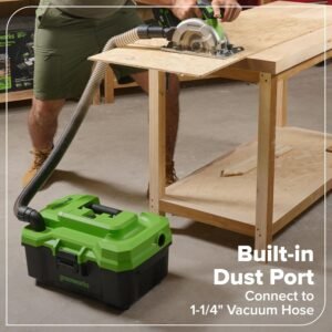 GREENWORKS 24V (5-TOOL) Combo (Drill + Impact Driver + Circular Saw + Multi-Tool + Flashlight), 4.0Ah + 2.0Ah (24,000mAh Power Bank) Batteries, (2) Cables, 65W Rapid Charger - Image 21