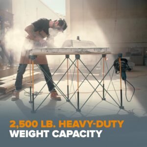 BORA Centipede Workstand CK625 30In X 24In X 48In Steel Centipede Work Support Sawhorse With Bonus Accessories - Image 10