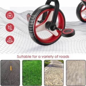 YGJT 4 in 1 Tricycle for Toddlers Age 2-5, Folding Toddler Bike Kids Trike Tricycles with Adjustable Seat and Removable Pedal, Baby Balance Bike Ride-on Toys Gift for Baby Boys Girls Birthday 16 YGJT 4 in 1 Tricycle for Toddlers Age 2-5, Folding Toddler Bike Kids Trike Tricycles with Adjustable Seat and Removable Pedal, Baby Balance Bike Ride-on Toys Gift for Baby Boys Girls Birthday - Image 6