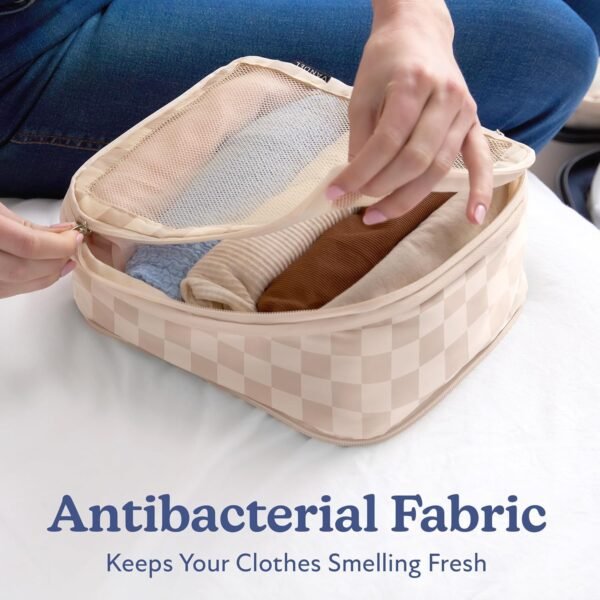 Vandel Space-Saving Compression Packing Cubes for Women, Men, Compressible Carry On Suit Case Organizer Luggage Packing Cubes for Travel Organizer Bags for Luggage and Backpacks, Suitcase Cube 7 81L KFq4FvL. AC SL1500