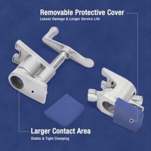 WORKPRO 2-Pack 3/4'' Pipe Clamps, Wood Gluing Pipe Clamp Set with H-shaped Feet, Lightweight Cast Aluminum Quick Release Wood Clamps for Woodworking, Carpentry, Home Improvement, and DIY Projects 15 WORKPRO 2-Pack 3/4'' Pipe Clamps, Wood Gluing Pipe Clamp Set with H-shaped Feet, Lightweight Cast Aluminum Quick Release Wood Clamps for Woodworking, Carpentry, Home Improvement, and DIY Projects - Image 6