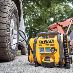 DEWALT Tire Inflator Portable Air Compressor 20V MAX, Car Air Pump with Automatic Shut Off, LED Light, Tool Only (DCC020IB) - Image 12