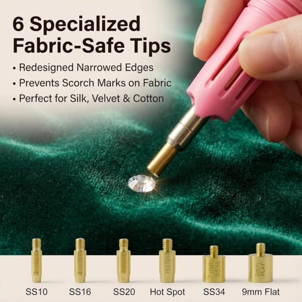 Worthofbest Hotfix Rhinestone Setter, Hot Fix Applicator Tool Bedazzler Kit with rhinestones, Kit, Hot Fixed Wand for Clothes Clothing Fabric Crafts, 5000 Pcs, AB Crystal, Clear, 3 Gems Sizes, Tips 5 81NZk7QJV2L. AC SL1500