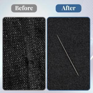 Classicseali 30pcs Snag Repair Tool, 0.03 x 2.36 Inch Snag Nab It Repair Needle with Case, Leather Craft Sewing Needles Broken Thread Repair Tools Suitable for Knitting Knitted Cloth Clothing Curtains - Image 6