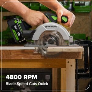 GREENWORKS 24V (5-TOOL) Combo (Drill + Impact Driver + Circular Saw + Multi-Tool + Flashlight), 4.0Ah + 2.0Ah (24,000mAh Power Bank) Batteries, (2) Cables, 65W Rapid Charger - Image 19