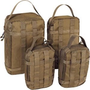 4 Set Tactical Packing Cubes ，Compressible Mesh Duffle Storage Bag,Portable Edc Molle Pouch Organizer. - Image 3