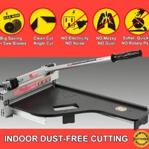 13" Laminate Floor Cutter, Vinyl Floor Cutter - Meet Multi-Angle/Length Cutting, A Flooring Tool also Cuts-Engineered Wood Floor, LVP, VCT, SPC, WPC, Long Life HSS Blade Mounted! - Image 6