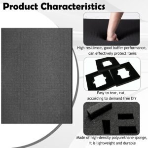 16" x 12" Pick and Pluck Foam Inserts for Tool Box – 8 Pack High-Density Polyurethane Foam Sheets (4×0.4in + 4×0.8in), Customizable Toolbox Padding for Equipment, Tools, Cameras & Cases 13 16" x 12" Pick and Pluck Foam Inserts for Tool Box – 8 Pack High-Density Polyurethane Foam Sheets (4×0.4in + 4×0.8in), Customizable Toolbox Padding for Equipment, Tools, Cameras & Cases - Image 5