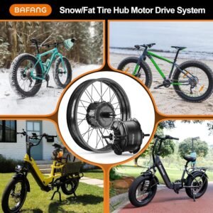 BAFANG 48V 1000W Fat Tire EBike Conversion Kit - Dominate Winter Terrain with High-Torque Rear Hub Motor for 20"/26" Wheels in Deep Snow, Includes Display & Battery（Optional） - Image 10