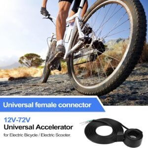 Thumb Throttle Ebike: Electric Scooter Throttle, Ebike Throttle, 7/8inch (22mm) Thumb Throttle Speed Control, 12V-72V Universal Controller for E-Bike Electric Scooters - Image 3