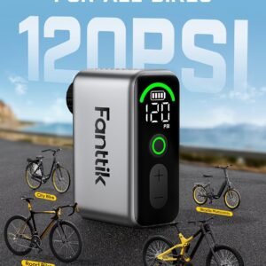 Fanttik X10 Ace Tiny Mini Electric Bike Pump, 120 PSI Compact Air Pump with Presta and Schrader Valve, Fast Inflate Electric Bike Pump Portable for Road Bike 18 Fanttik X10 Ace Tiny Mini Electric Bike Pump, 120 PSI Compact Air Pump with Presta and Schrader Valve, Fast Inflate Electric Bike Pump Portable for Road Bike - Image 8