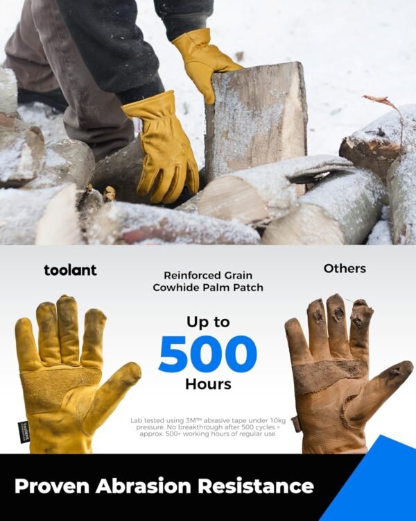 toolant Winter Work Gloves for Men, Insulated Leather with Water Resistance and Abrasion Protection for Cold Weather 4 81bEGgdLG5L. AC SL1500