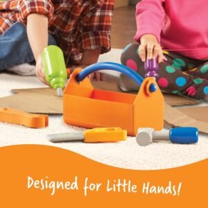 Learning Resources New Sprouts Fix It!, Fine Motor, Pretend Play Toy Tool Set, 6 Piece, Ages 2+ - Image 4
