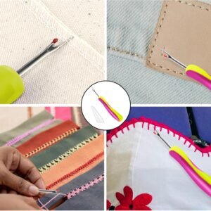 Needle and Thread Seam Ripper, Rippers for Sewing and Thread,Remover Stitch Tool for Hand Sewing, Knitting, Cross Stitching, Embroidery and Thread Removal (Green) - Image 8