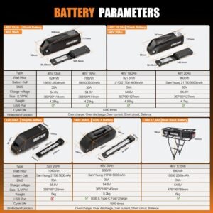 BAFANG 48V 1000W Fat Tire EBike Conversion Kit - Dominate Winter Terrain with High-Torque Rear Hub Motor for 20"/26" Wheels in Deep Snow, Includes Display & Battery（Optional） - Image 6
