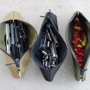 COREFLEX Premium Tool Pouch Zipper Bag, Small Tool Bag, Multipurpose Storage pouch, Heavy duty Flat Bottom Tool bag with YKK Zipper (3 pack Large 12inch) - Image 7