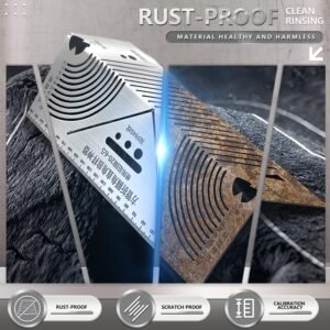 Arc Marking Tool, Regla Giratoria para Soldadores, Architect Ruler Angle Measuring Tool (Small) - Image 5