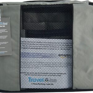 TravelWise Packing Cube System - Durable 5 Piece Weekender Plus Set (Silver) 14 TravelWise Packing Cube System - Durable 5 Piece Weekender Plus Set (Silver) - Image 7