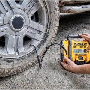 DEWALT Tire Inflator Portable Air Compressor 20V MAX, Car Air Pump with Automatic Shut Off, LED Light, Tool Only (DCC020IB) - Image 11