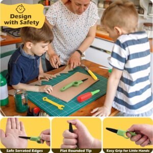 355 Cardboard Tools for Kids, Cardboard Cutter for Kids, Tools for STEM Educational, Gifts for Boys and Girls Aged 5-12 - Image 7