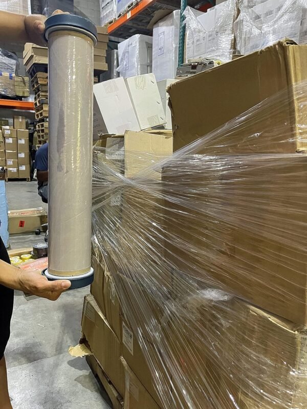 WOD SF-755 Durable Plastic Hand-Saver Lightweight Compact Stretch Film Wrap Holder & Dispenser Designed - Ideal for Shrink Film Wrapping Applications: Fits Any 3" in. Core (1-Pair) 3 91V3W DDBZL. AC SL1500