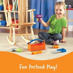 Learning Resources New Sprouts Fix It!, Fine Motor, Pretend Play Toy Tool Set, 6 Piece, Ages 2+ - Image 7