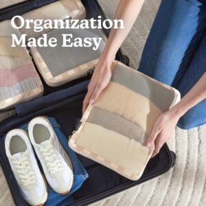 Vandel Space-Saving Compression Packing Cubes for Women, Men, Compressible Carry On Suit Case Organizer Luggage Packing Cubes for Travel Organizer Bags for Luggage and Backpacks, Suitcase Cube 14 Vandel Space-Saving Compression Packing Cubes for Women, Men, Compressible Carry On Suit Case Organizer Luggage Packing Cubes for Travel Organizer Bags for Luggage and Backpacks, Suitcase Cube - Image 5