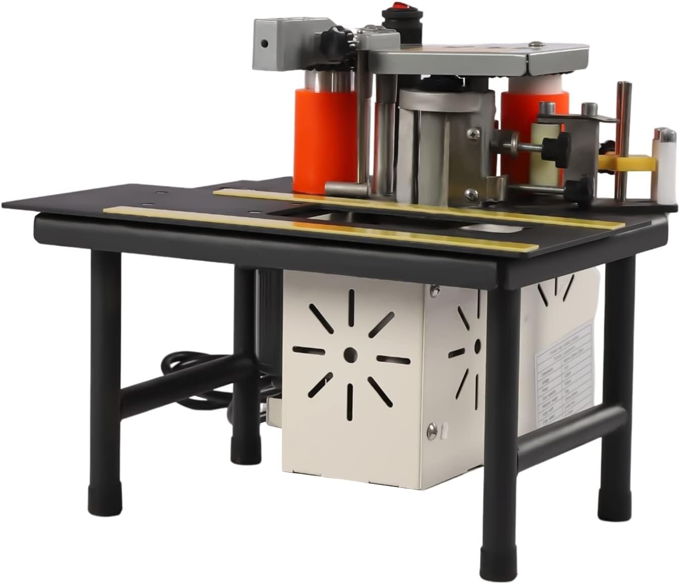 Transportable Side Lace Maker 110V Dual Edge Gluing 10 60mm for Lumber Melamine PVC