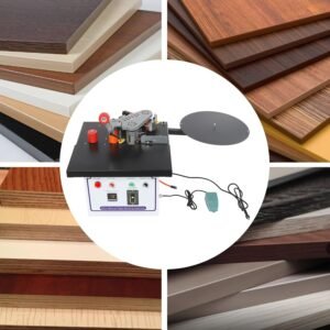 Mobile Personal Reducing Dual Gluing Upper Hand Lace Equipment for Woodworking Automatic Hot Glue Sealant for ABS/PVC/MDF Panels, 110V, along with Temp Present - Image 3