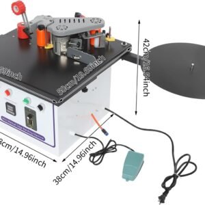 Mobile Personal Reducing Dual Gluing Upper Hand Lace Equipment for Woodworking Automatic Hot Glue Sealant for ABS/PVC/MDF Panels, 110V, along with Temp Present - Image 8