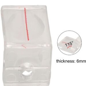 Magnifying Glass Baffle Designed for Gliding Desk Saws as well as Side Lace Machines, Assists Accurate Measurements (25mm 1 Openings) - Image 4