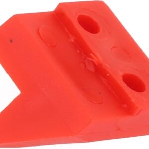 Plastic Magnifying Glass Baffle for Gliding Desk Saw, Reddish Collection Positioning Lense Suitable along with for Side Lace Carpentry Machines, 25mm/32mm Gap Options (1 Stuff)( Reddish 2 Gaps) - Image 4