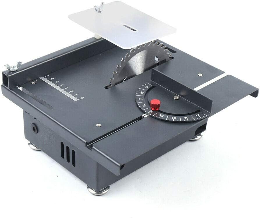 Mini Dining Table Observed, Portable Interest Table Top Saw Electric Preciseness Benchtop Observed along with Moving Leader, Wood Working Brush Mill Reducing Device for Do It Yourself Handmade Wooden Style Crafts