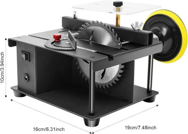 Electric Mini Sliding Desk Saw, 0 ° -90 ° Slant Change Electric Motor 8500/min Metallic Reducing Preciseness Sliding Desk Found Family Do It Yourself Design Reducing Workbench Found Hard Wood Reducing Maker 7 1771670421 61UuXCmZ3nL. AC SL1500