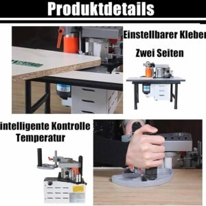 Advantage Lace Equipment, Advantage Bander Dual Sided Glue Woodworking PVC Advantage Lace Equipment 10-60mm Size, Advantage Bander Contour Straight Advantage Lace Equipment, Structure Materials,110 V - Image 4