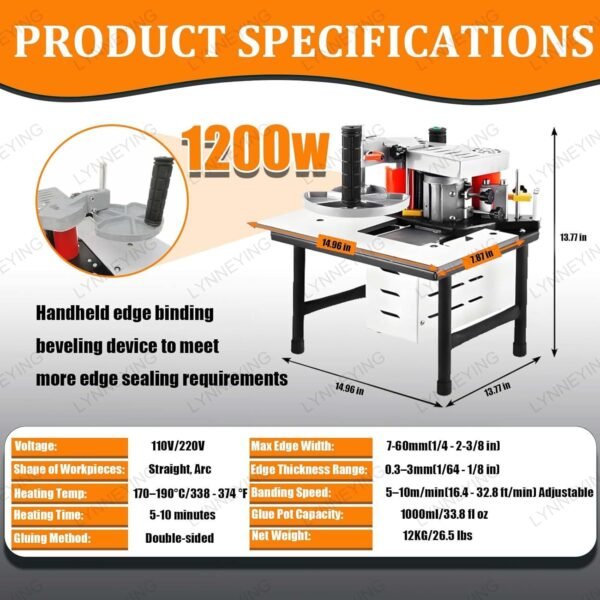 Treaty Wood Working Side Lace Equipment, Pvc Edgebander Equipment, Modifiable Velocity Side Lace Equipment, 1000ml Glue Container, Handbook Strip Reducing, for Sessions Development Sites(Afro-american) 1 1771691968 71Sd+QbYQFL. AC SL1500