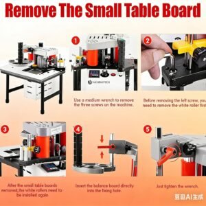 Woodworking Upper Hand Lace Gluing Device 1200W, Portable Upper Hand Bander Contour Straight Upper Hand Lace Device, PVC Upper Hand Bander, Rate Flexible Fullness 0.3-3mm - Image 5