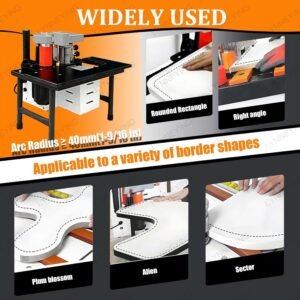 Treaty Carpentry Side Lace Maker, Arc Straight Side Bander, Pvc Edgebander Maker, Double-Sided Gluing, 7-60mm Distance, for Lumber Laminate Trim(African-american) 9 Treaty Carpentry Side Lace Maker, Arc Straight Side Bander, Pvc Edgebander Maker, Double-Sided Gluing, 7-60mm Distance, for Lumber Laminate Trim(African-american) - Image 3