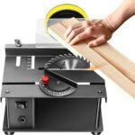Preciseness Mini Desk Viewed Cutter, Do-it-yourself Activity Carpentry Workbench Viewed Lumber Reducing Equipment, for Handmade Mini Lumber Produced, Steel, Ceramic Floor Tile, Glass