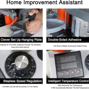 Advantage Bander Dual Sided Glue Woodworking PVC Advantage Lace Device, Carpentry Handbook Reduce Lace Product for Straight Advantage, Curved Advantage,110 V - Image 4