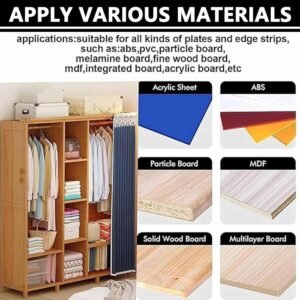 Transportable Side Bander, Side Lace Device, Side Bander Dual Sided Glue Woodworking PVC Side Lace Device 7-60mm Elevation, Dual Edge Gluing Edgebander Establish along with Temp Command, Afro-american 15 Transportable Side Bander, Side Lace Device, Side Bander Dual Sided Glue Woodworking PVC Side Lace Device 7-60mm Elevation, Dual Edge Gluing Edgebander Establish along with Temp Command, Afro-american - Image 8