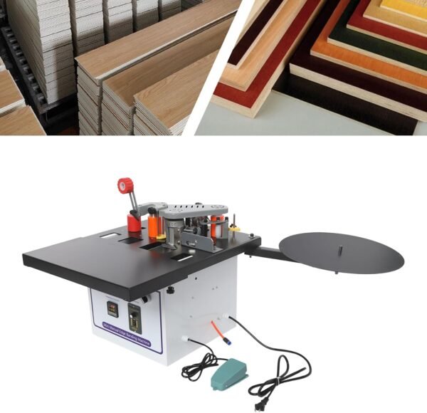 Transportable Advantage Bander Device, 110V 300W Electric Wood Working Advantage Lace Device along with Temperature Level Management & Velocity Button, for Straight & Arc Edges on PVC, Laminate, Lumber (Huge Glue Container) 4 1772081345 71Uxl6v87FL. AC SL1500
