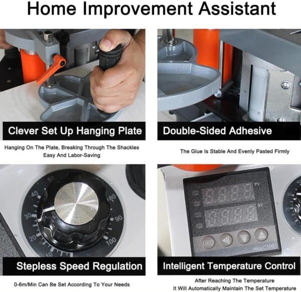 Advantage Lace Maker, Advantage Bander Dual Sided Glue Woodworking PVC Advantage Lace Maker 10-60mm Distance, Advantage Bander Arc Straight Advantage Lace Maker, Structure Products, 6-8m/ minutes 2 1772104691 71R5UkOi6cL. AC SL1500