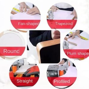 1200W Mobile Upper Hand Lace Equipment, Arc Straight Wood Working Upper Hand Bander along with Velocity Management 2-6m/ minutes, Dual Sided Glue Woodworking PVC Upper Hand Lace Equipment 10 1200W Mobile Upper Hand Lace Equipment, Arc Straight Wood Working Upper Hand Bander along with Velocity Management 2-6m/ minutes, Dual Sided Glue Woodworking PVC Upper Hand Lace Equipment - Image 4